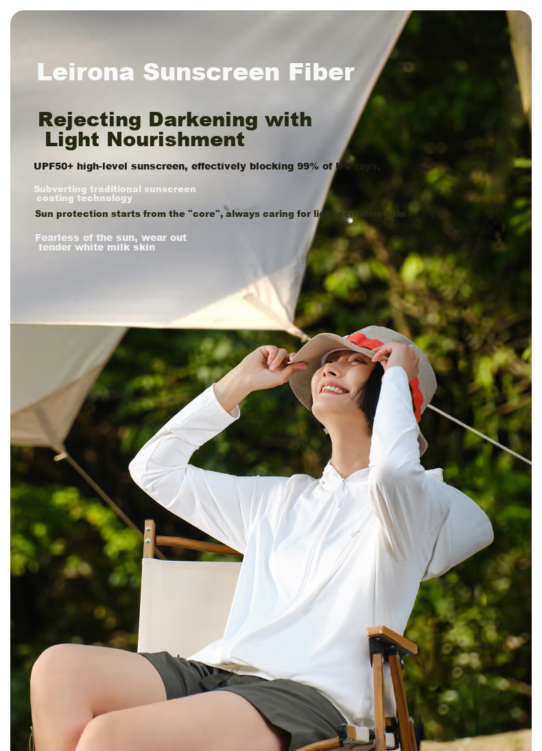 VVC Sun Protection Clothing for Women, Ice Silk Cool-Feeling Breathable UV-Resistant Shawl, Urban Light Outdoor Short Jacket, Simple White 1.0 5