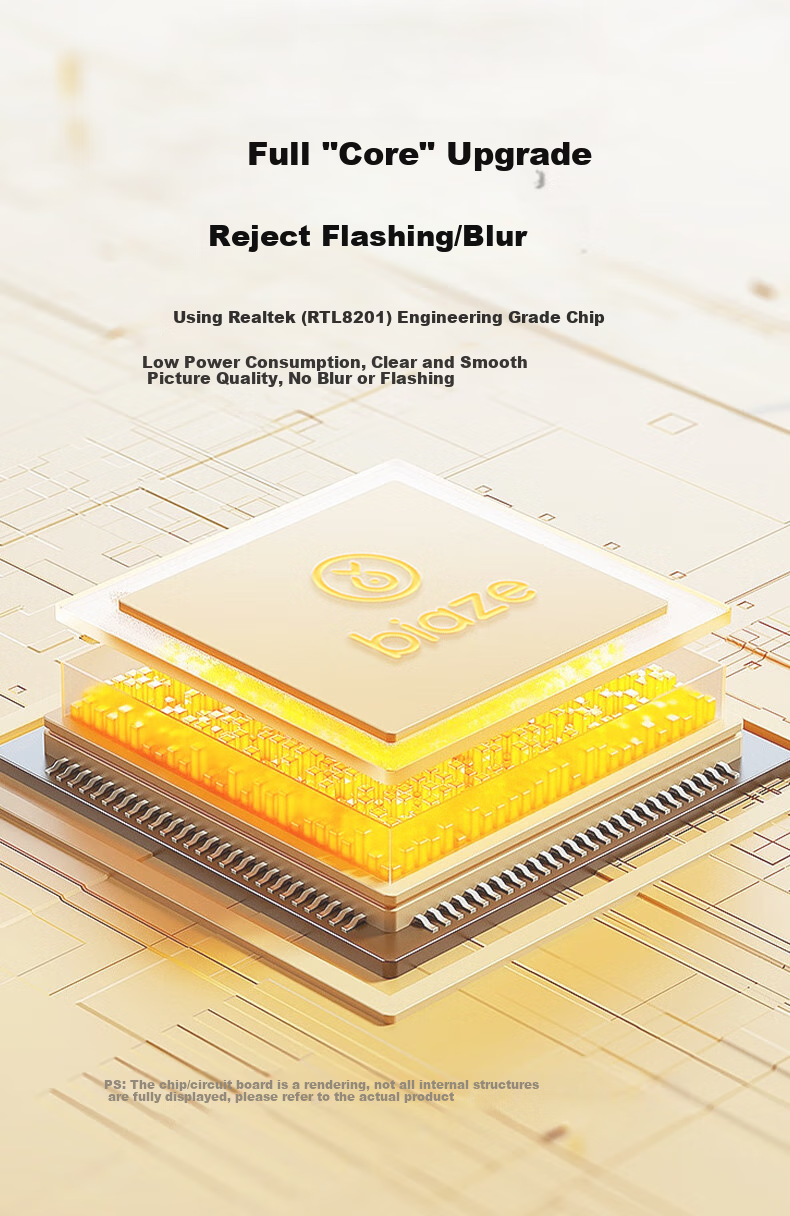 BIAZE Fiber Optic Transceiver, 100Mbps One Pair, Single-Mode Single-Fiber Optical-Electrical Converter, Network Optical Terminal, Network Monitoring SC Interface, Adaptive Optical Transceiver 20KM 2
