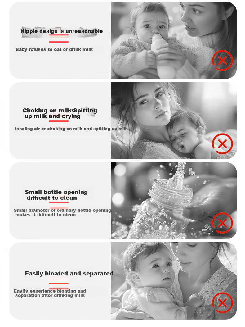 Gb Baby Anti-Colic PPSU Bottle, Anti-Choking Nipple, Breast-Like Milk Bottle, Gravity Ball Bottle, Platinum Series, Gray 3