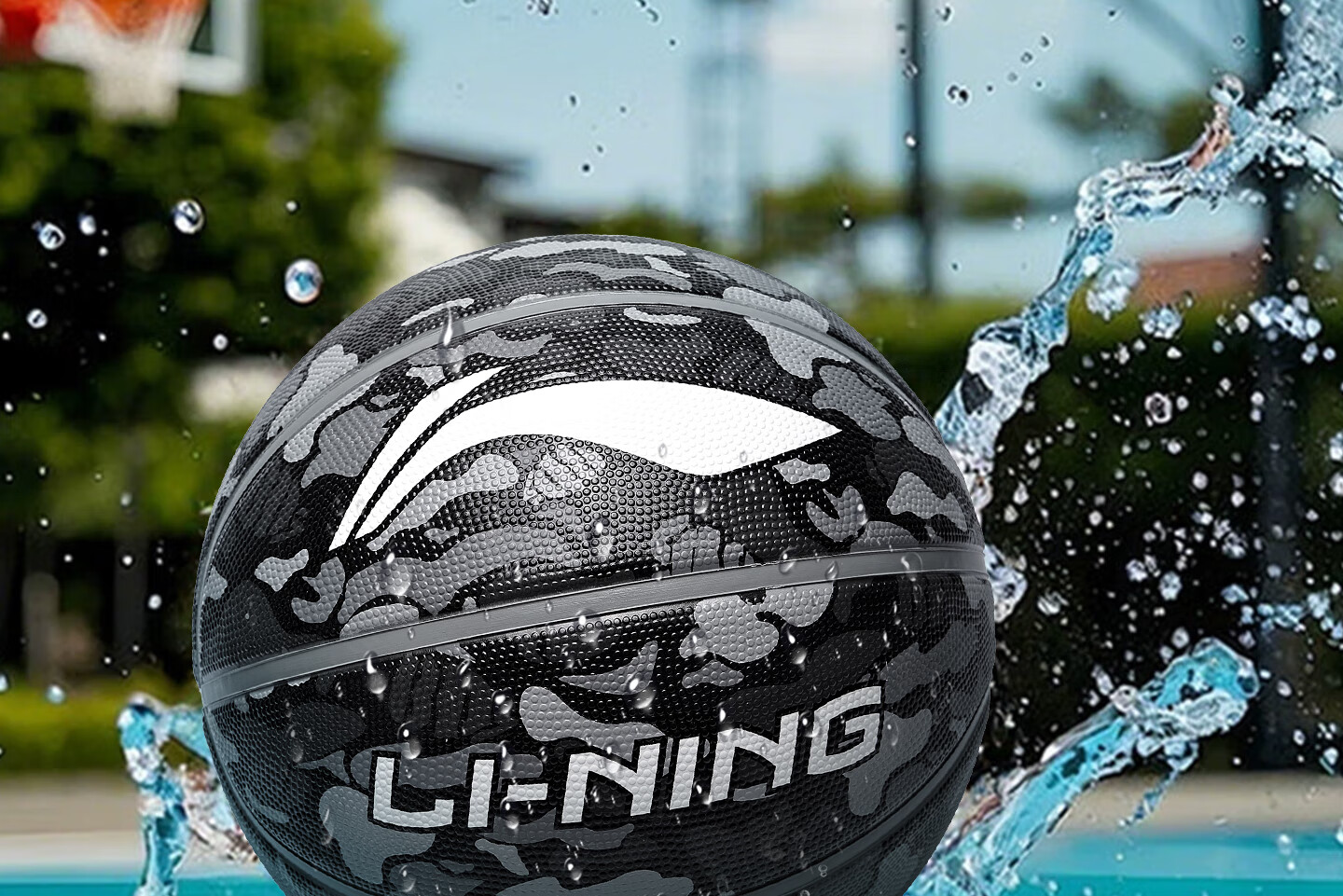 Li-Ning Basketball No.5 Children's Basketball for Ages 6-12, Primary School Training Basketball, Indoor and Outdoor Wear-Resistant Cement Court Basketball 16