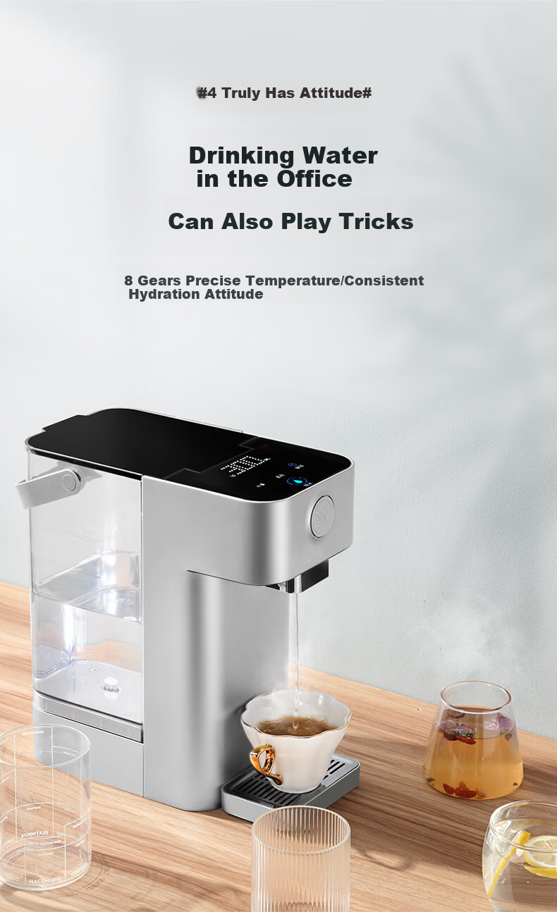 Westinghouse Instant Hot Water Dispenser, Compact Desktop Instant Hot Water Machine for Home Use, Smart Constant Temperature Electric Kettle Thermos Cup, Milk Frother WFH30-W4 6