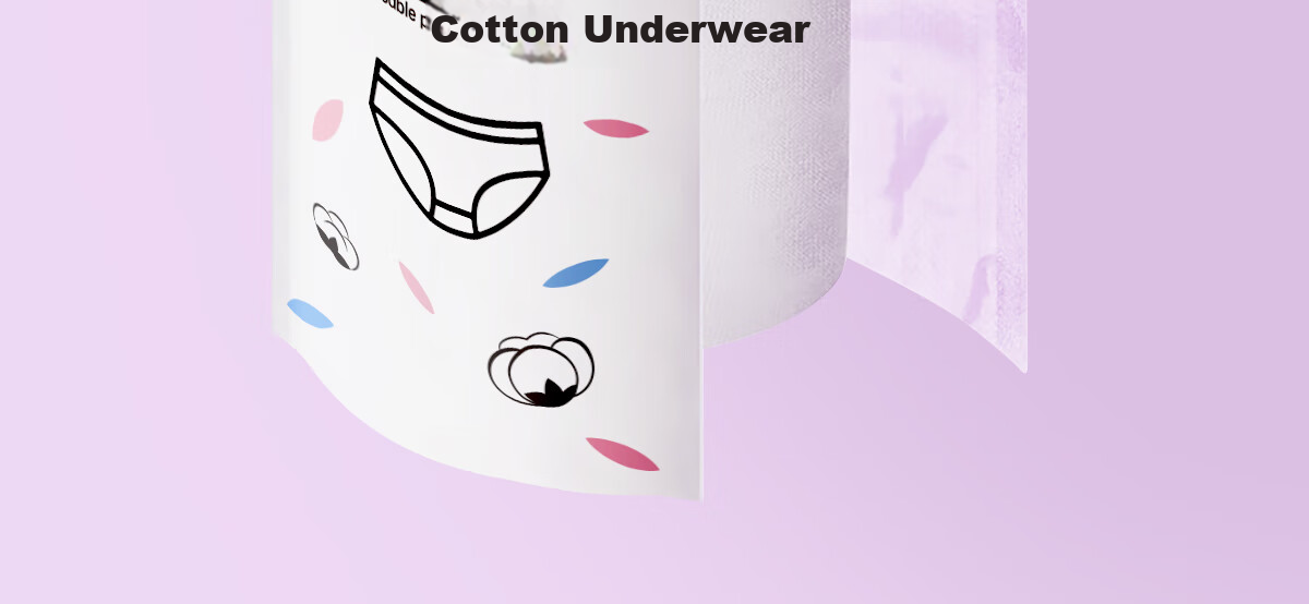 Ankexin Maternity Disposable Underwear for Women, Pure Cotton Sterilized Travel Panties, Individually Wrapped Daily Disposable No-Wash XL Size 15 Pieces 10