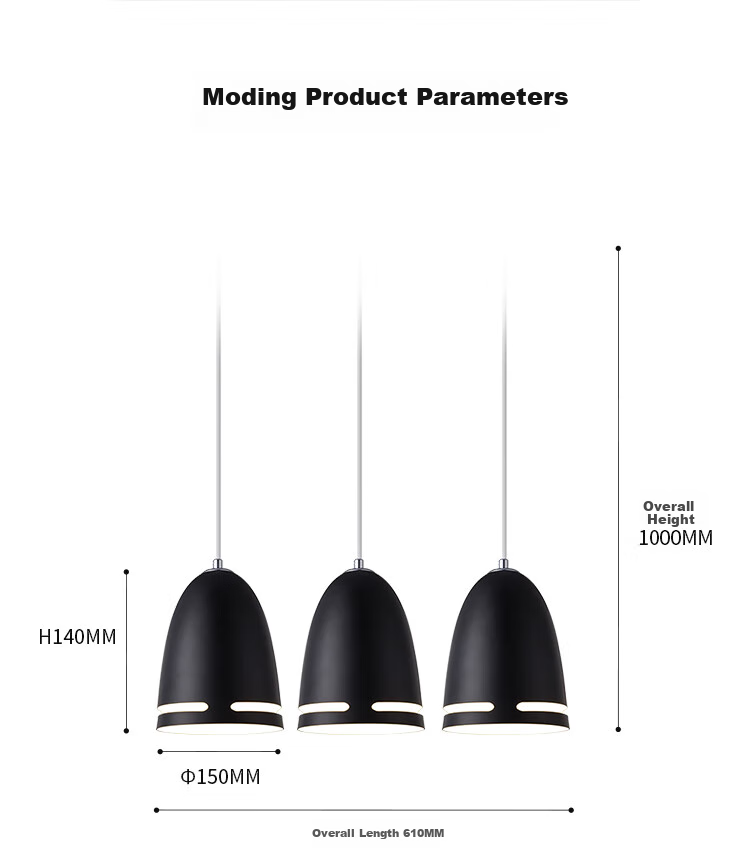 NVC Modern Minimalist Round Dining Room Light, Nordic Bedroom Bar Creative Atmosphere Aurora 3-Head Modern Simple Dining Room Light 10