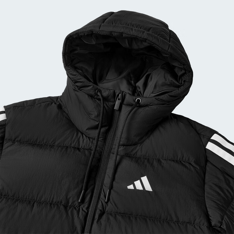 Adidas Women's Sports Style Series W ESS 3S P D HO Short Down Jacket KH3978 Black L 4