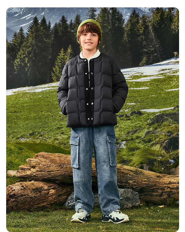 Balabala Kids Lightweight Down Jacket Boys Girls 2025 Parent-Child Winter Coat [Mall Same Style] 202425107204 9