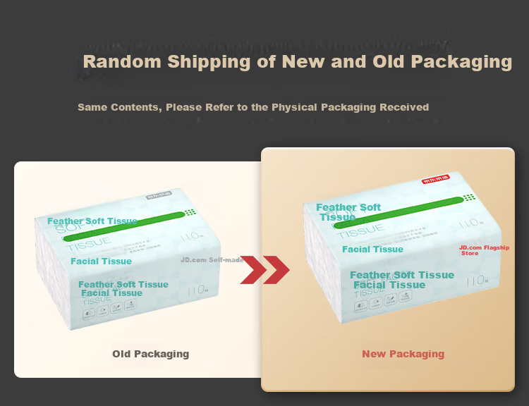 JD Original Pure Bamboo Extract Tissue Paper, Strong And Durable, 3-Ply, 150 Sheets*24 Packs, Facial Tissues And Napkins, Whole Box, Sold by JD 2
