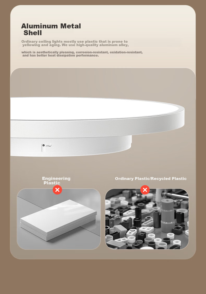 Haishibao Lightweight Full Spectrum Bedroom Smart Ceiling Light 2.7cm Ultra-thin Seamless Eye Protection Minimalist All-inclusive 21