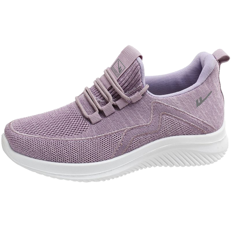 Huili Mom Shoes, Comfortable Spring And Autumn Walking Shoes, New Style for Elderly Women, Non-Slip Soft-Soled Sneakers, 1449 Purple, Size 42