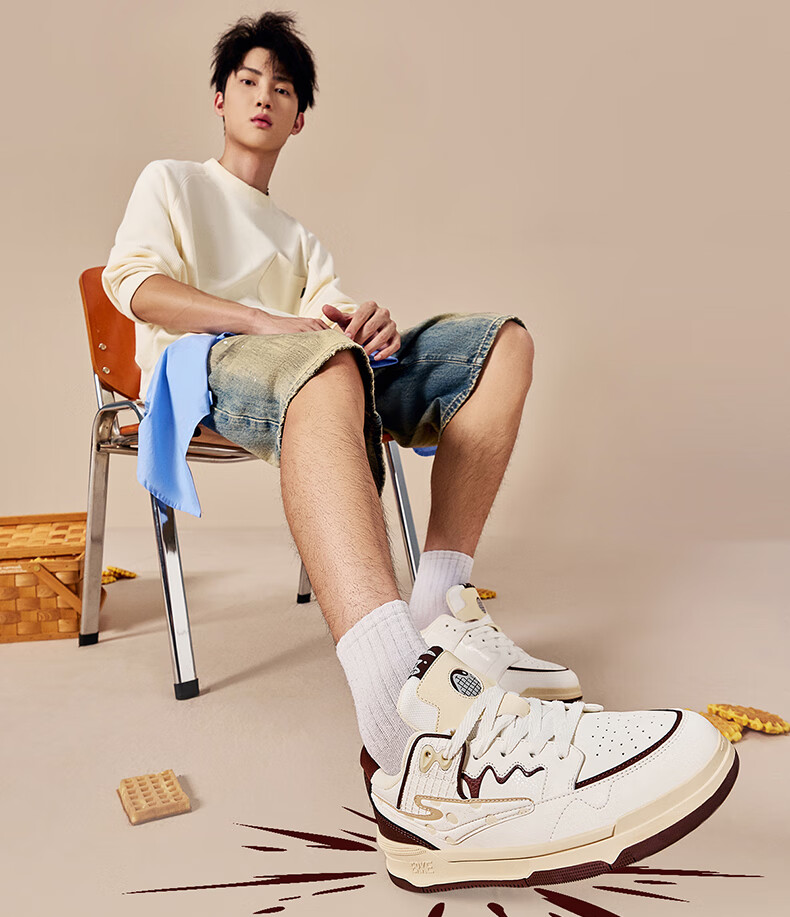 ERKE Men's Skateboard Shoes, Summer New Style Breathable Versatile Casual Shoes Comfortable Sneakers | Wushuang 3.0 - Waffle 2