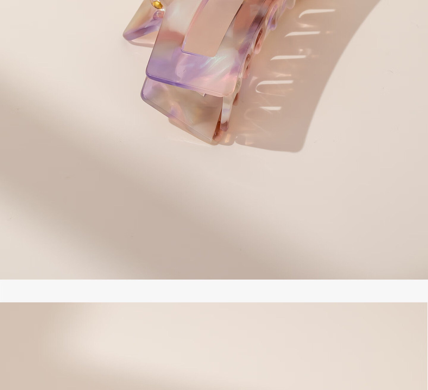 Qlady Acetate Gradient Hair Claw Clip for Women 2026 New Elegant Back Hair Clip Shark Clip Birthday Gift 12