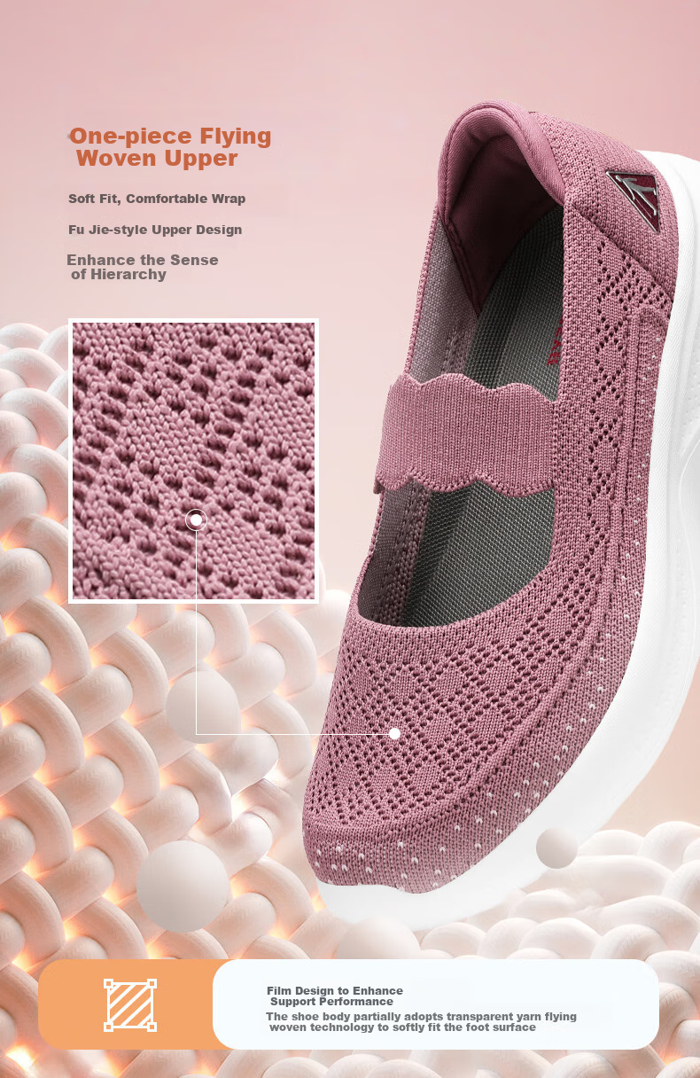 Zulijian Non-Slip Elderly Shoes for Women, 2026 Middle-Aged And Elderly Slip-On Casual Canvas Shoes, Versatile Mesh Breathable Mom Shoes 7