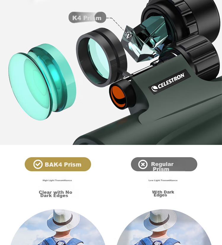 Xingtelang Original X Green 8X42 High-Definition High-Magnification Nitrogen-Filled Waterproof Low-Light Night Vision Professional Binoculars for Concerts 14