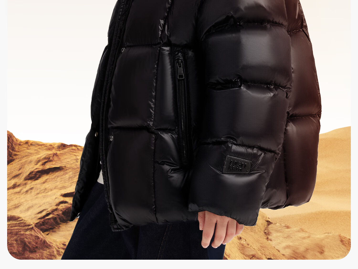 Zuo Xi Boys' Down Jacket Winter Thickened 2025 New Children's 90% Safe Velvet Puffer Coat Black 150 5