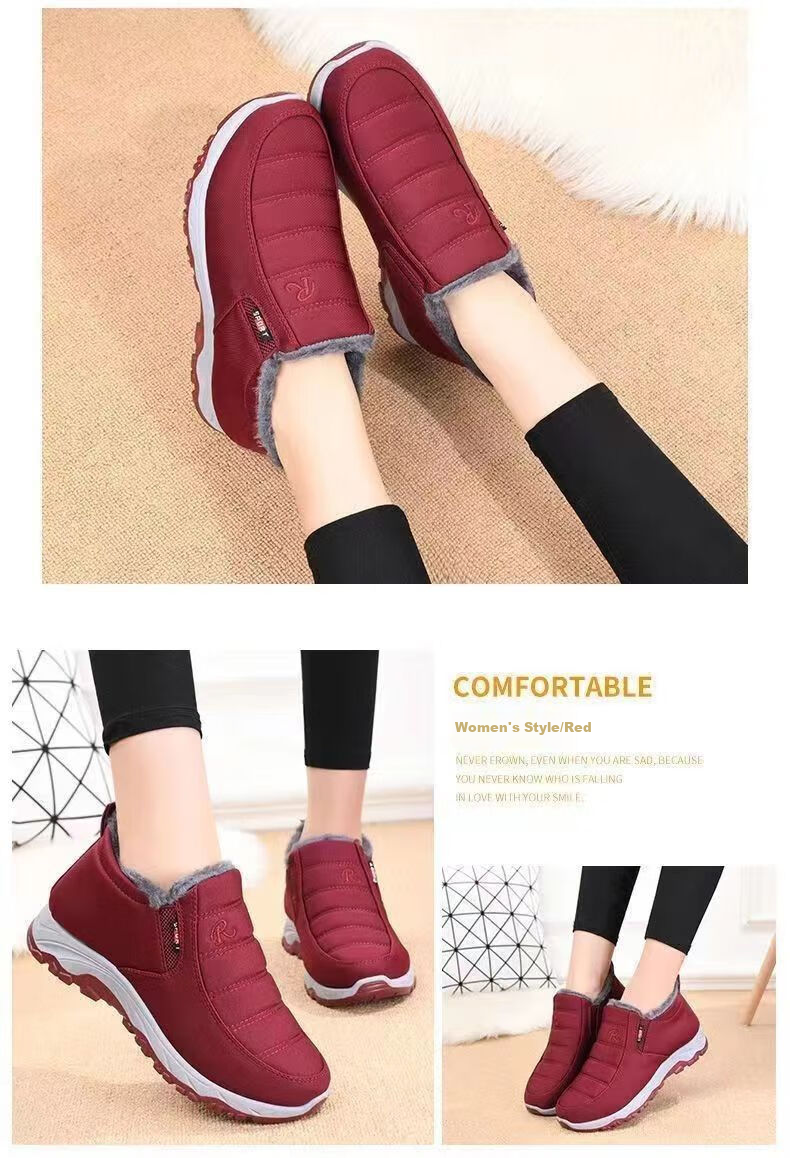 FOOTOPPO Slip-On Canvas Shoes for Women, Summer Middle-Aged And Elderly Beijing-Style Breathable Sweat-Wicking Soft-Soled Walking Shoes for Grandmothers And Mothers 17