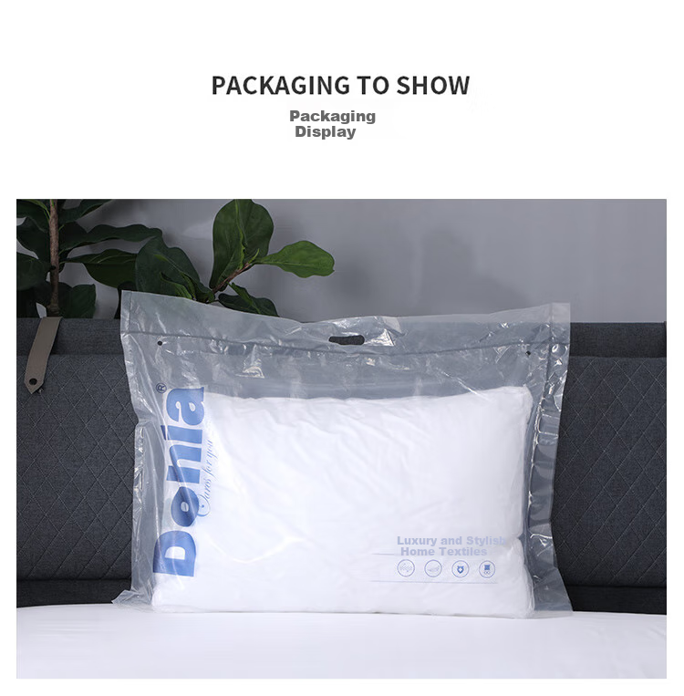 Dohia Home Textile Pillow, Class A Pure Cotton Hotel-Style Pillow Core, Adult Cervical Pillow, Height Approximately 8cm 14