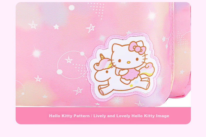 Hello Kitty Backpack for Elementary School Students, Cute Cartoon Backpack for Girls, Children's Schoolbag for Grades 1-3, Cartoon Bag DB96587A Pink 15