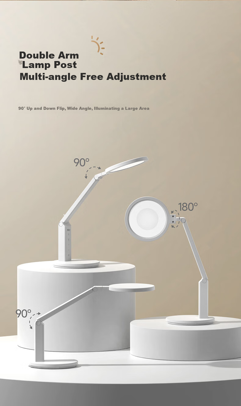 Haoshili AAAA-Grade Eye Protection Desk Lamp for Children's Study And Reading, Bedroom Desk Lamp for Myopia Prevention, LED Light TG032Pro 14