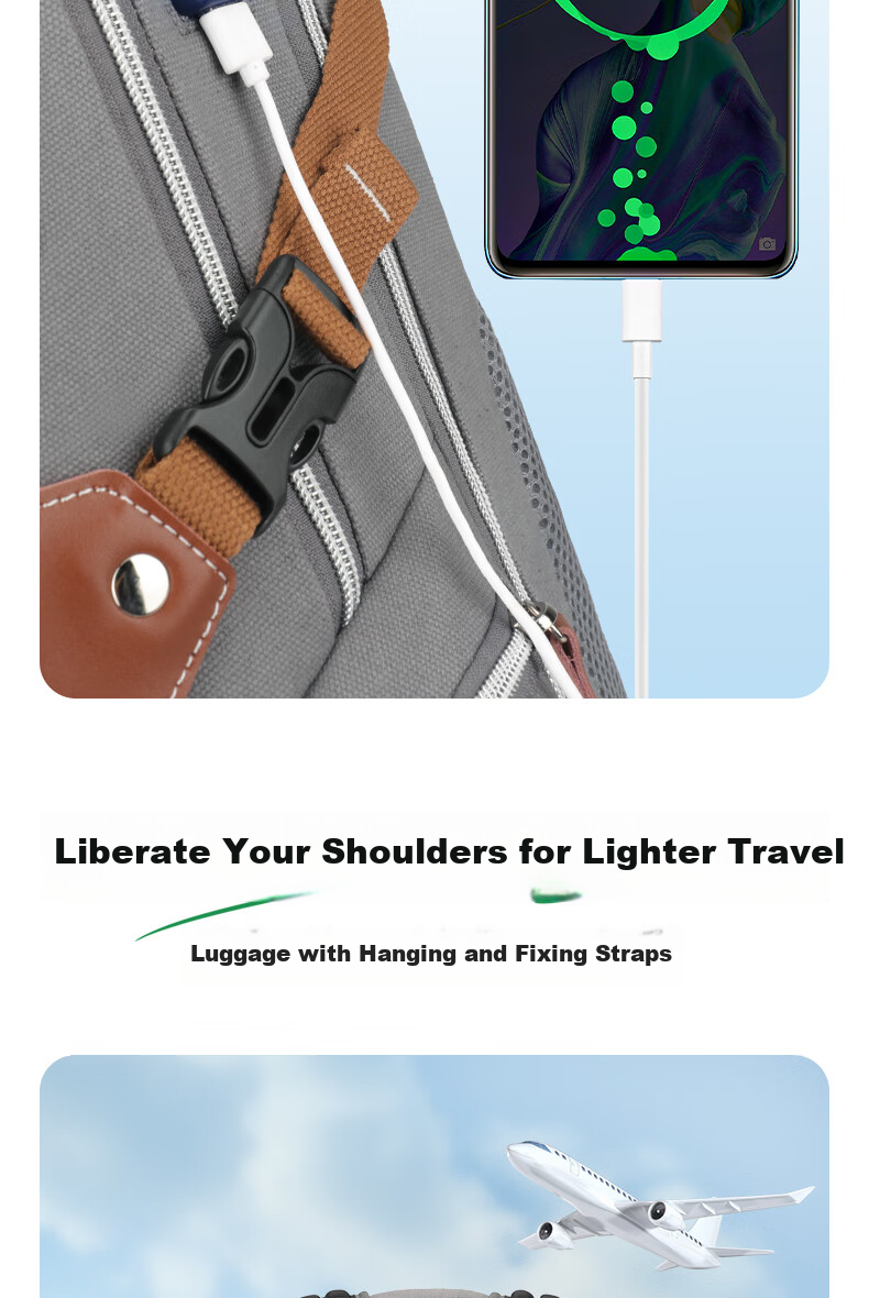 SWICKY Travel Backpack, Short-Trip Business Trip And Tourism Bag, 2026 New Model, Large Capacity Laptop Bag And Schoolbag, Unisex Style for Men And Wome 15