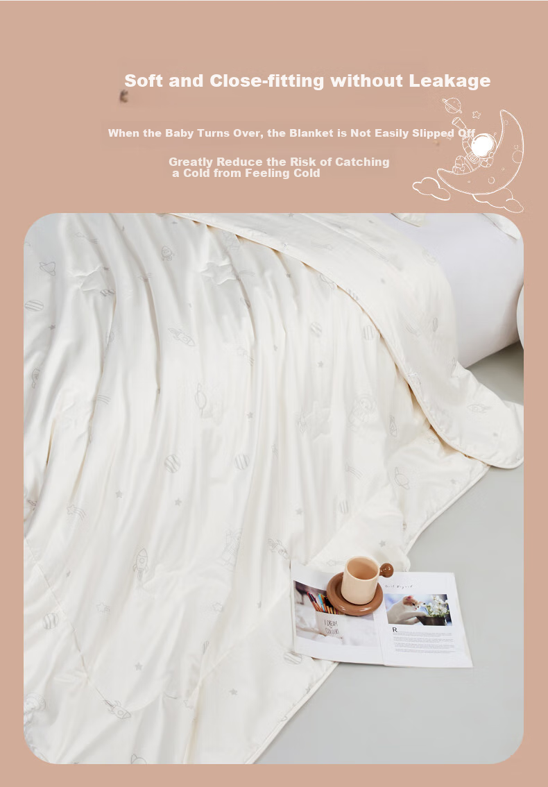 Luolaikids Maternal And Infant Class A Pure Cotton Silk Quilt, Spring And Autumn All-Season Comforter, Baby Blanket, Children's Kindergarten Bedding Core, 120*150 6