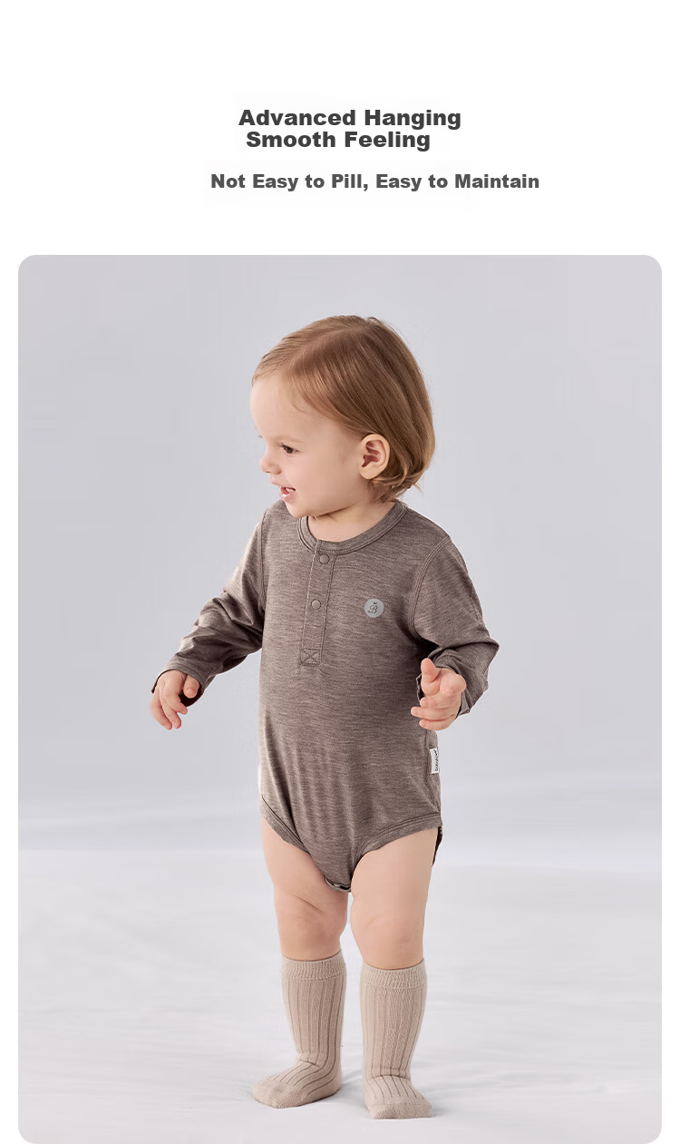 Babylove Infant Bodysuit, Spring And Autumn Undershirt, Unisex Baby Triangle Romper, Lightweight And Warm Sleepwear, Loungewear 6