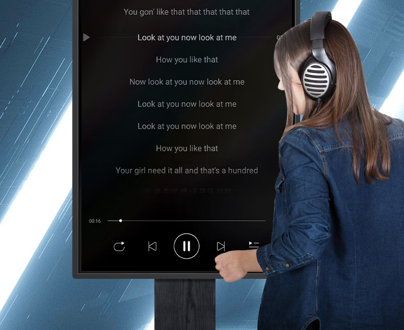 JAV 43-inch Portable Smart Live Streaming Large Screen Wireless Screen Casting Teaching Touchscreen Rotatable Live Streaming All-in-One Machine LED43C3k 12