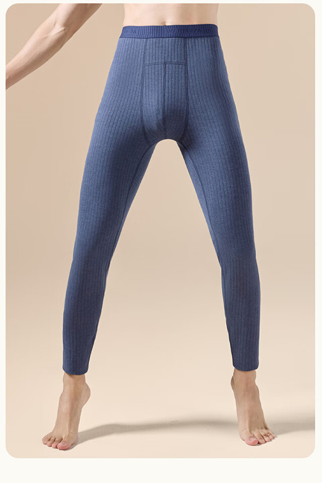 XUEXIMAN Men's Thermal Autumn Winter Long Johns Antibacterial Mite-Resistant 2025 New Men's No-Underwear Warm Ginger Wool Silk Long Johns 3