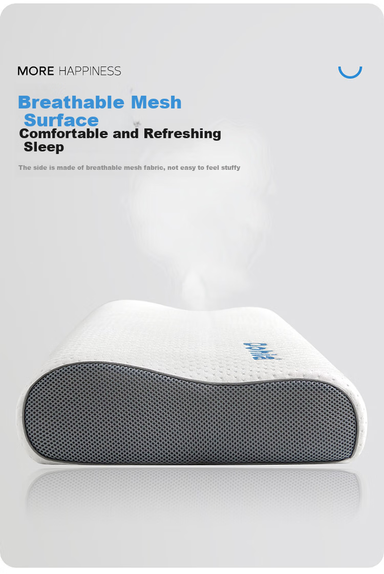 Dohia Slow Rebound Memory Foam Pillow, Deep Sleep Zoned Adult Cervical Pillow Core, 60*40cm Single Piece 9