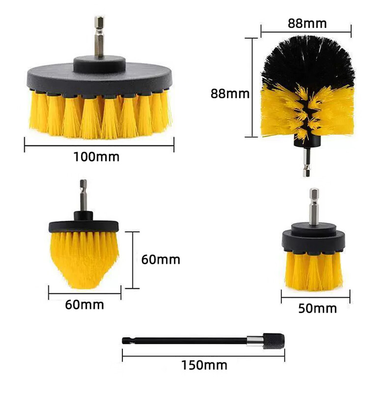 Oida Electric Cleaning Brush Drill Brush Head Electric Brush Floor Cleaning Tool Carpet Tile Polishing Grinding Cleaning Brush 8