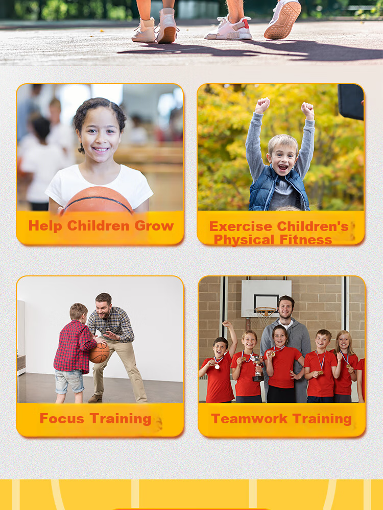 ANTA Basketball, Children's Size 5, for Indoor And Outdoor Use, Durable, Suitable for Cement Courts, Elementary School Students, Teenagers, Outdoor Rubber Ball 5