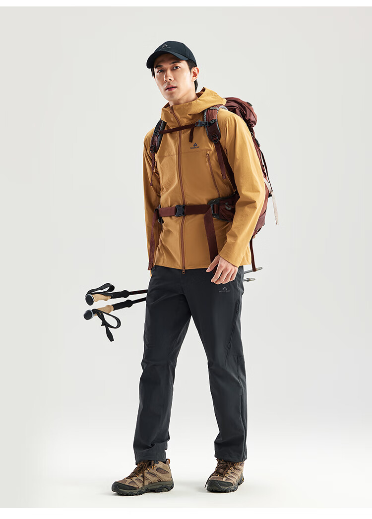 Pioneer Camp [Haishe 2.0 Soft Shell Jacket] Endorsed by Lu Han, Same Style As Kedoula Jacket for Men, Outdoor Commute Outerwear 7