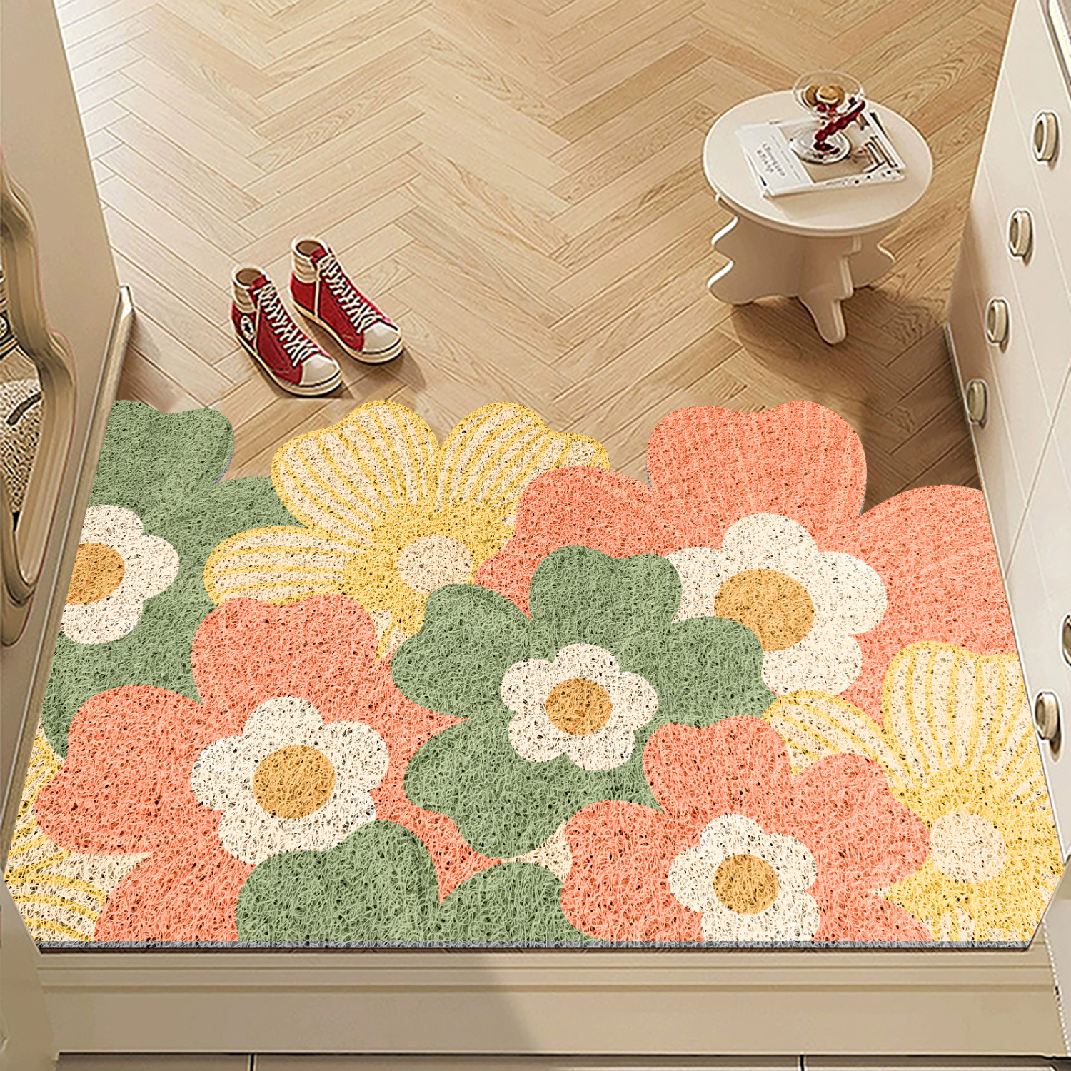 JEPPE Loop Entrance Door Mat Non-Slip Cuttable Floor Rug 60x90cm