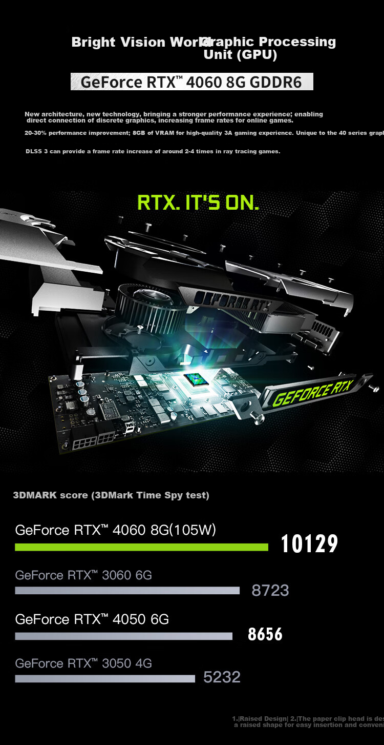 HASEE RTX5060 God of War S8 13th Gen Core i7 15.6" Gaming Laptop (i7-13620H, 16GB, 512GB, 165Hz) 3