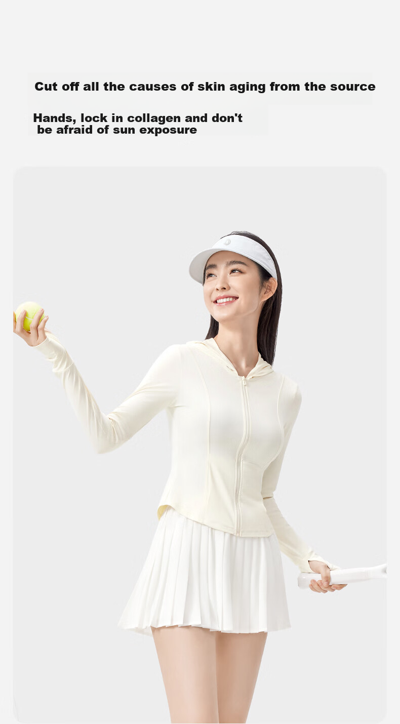 Xiaoyehezi [Guan Xiaotong's Choice] Hooded Sun Protection Jacket for Women, UV-Resistant Summer New Ice Silk Sun Protection Coat 4