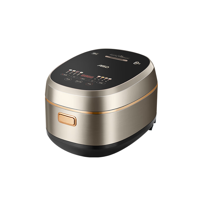 ASD 4L Rice Cooker for 4-5 People, Pure Titanium 0-Coating Spherical Inner Pot, Grade 1 Energy Efficiency, Low Sugar Rice Cooker, High-End IH 3D Heating Multifunctional Rice Cooker with Smart Color Sc