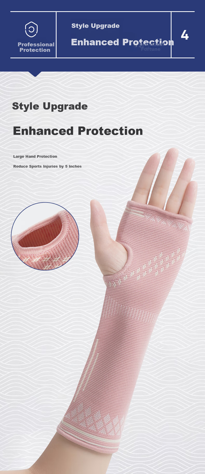 Yanmao Professional Volleyball Wrist Guard for Women, Sports Protective Gear, Arm Support for Volleyball, Compression Wrist Sleeve for Middle School Students' Physical Exams And Junior High School Students 6