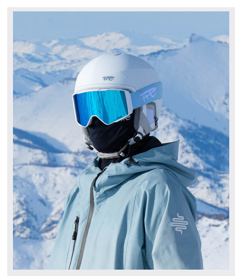Ruiwu REV Ski Helmet, Asian Head Shape, Mips Lightweight Triple Safety Certification, Single And Double Board F5, Classic Black, L 15