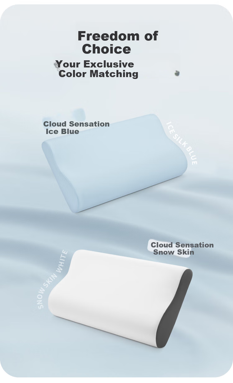 Aeromax Memory Foam Pillow for Cervical Spine Support, Deep Sleep Cloud-Like Comfort, High And Low Dual-Use Adult Sleeping Pillow 10