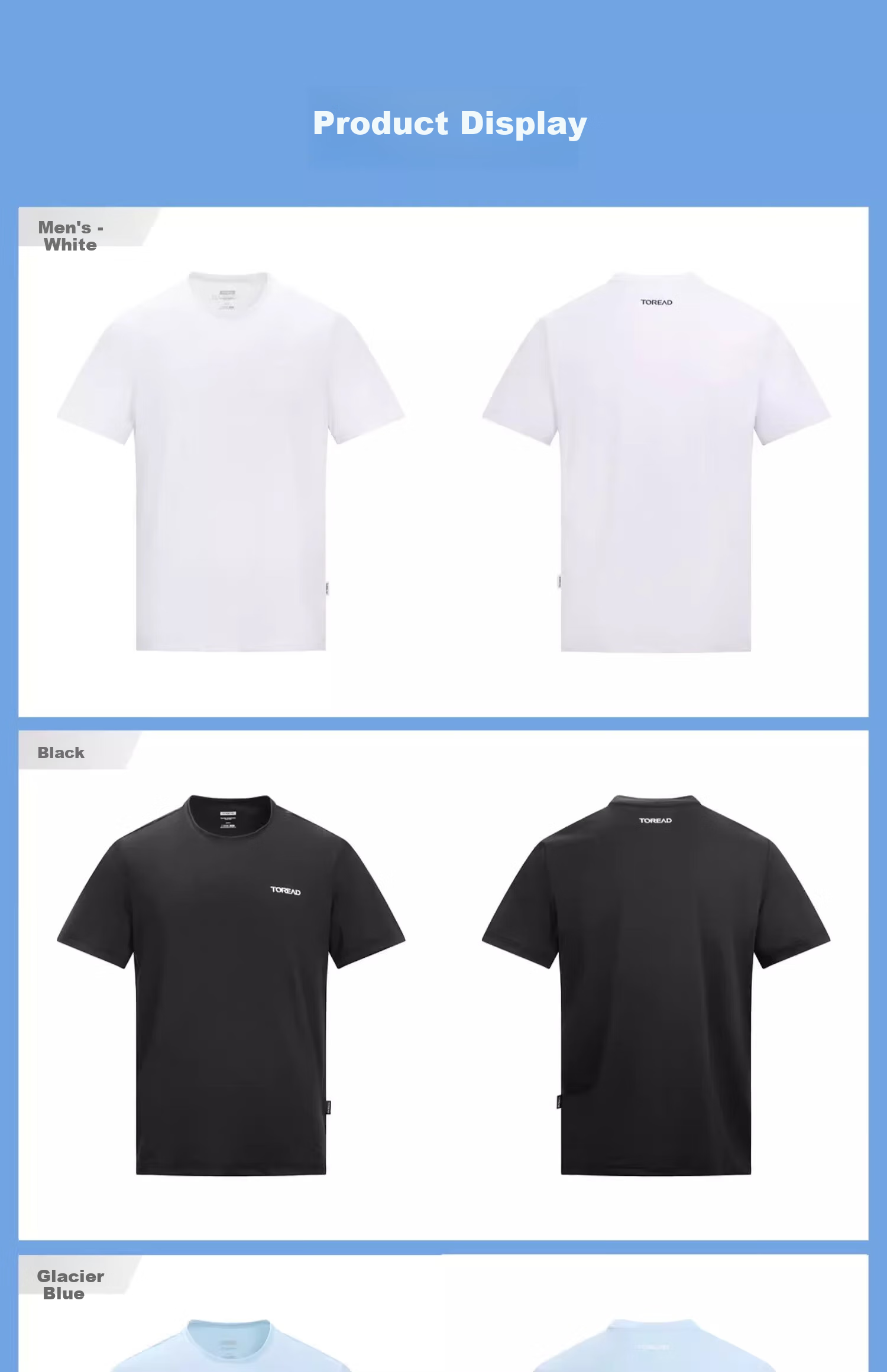 TOREAD Short Sleeve Quick-Dry T-Shirt Outdoor Sports Hiking Mountaineering Sun Protection Stretch Summer Half Sleeve Black Men XL 25