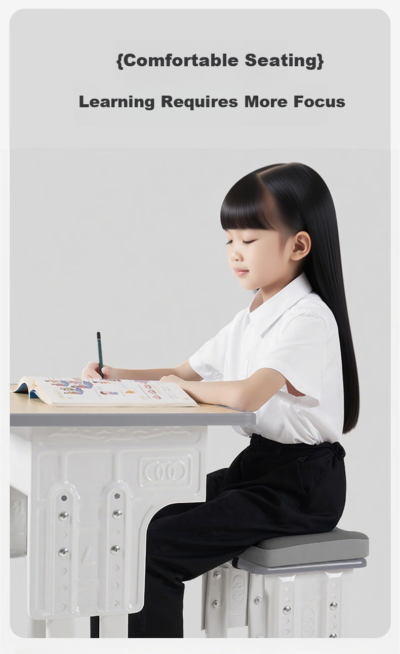 Jingxun Memory Foam Student Seat Cushion, Thickened Non-Slip Seat Pad, Rectangular Cushion for School Chairs, Classroom Chair Pad, Duck-Shaped Motivational Desig 8