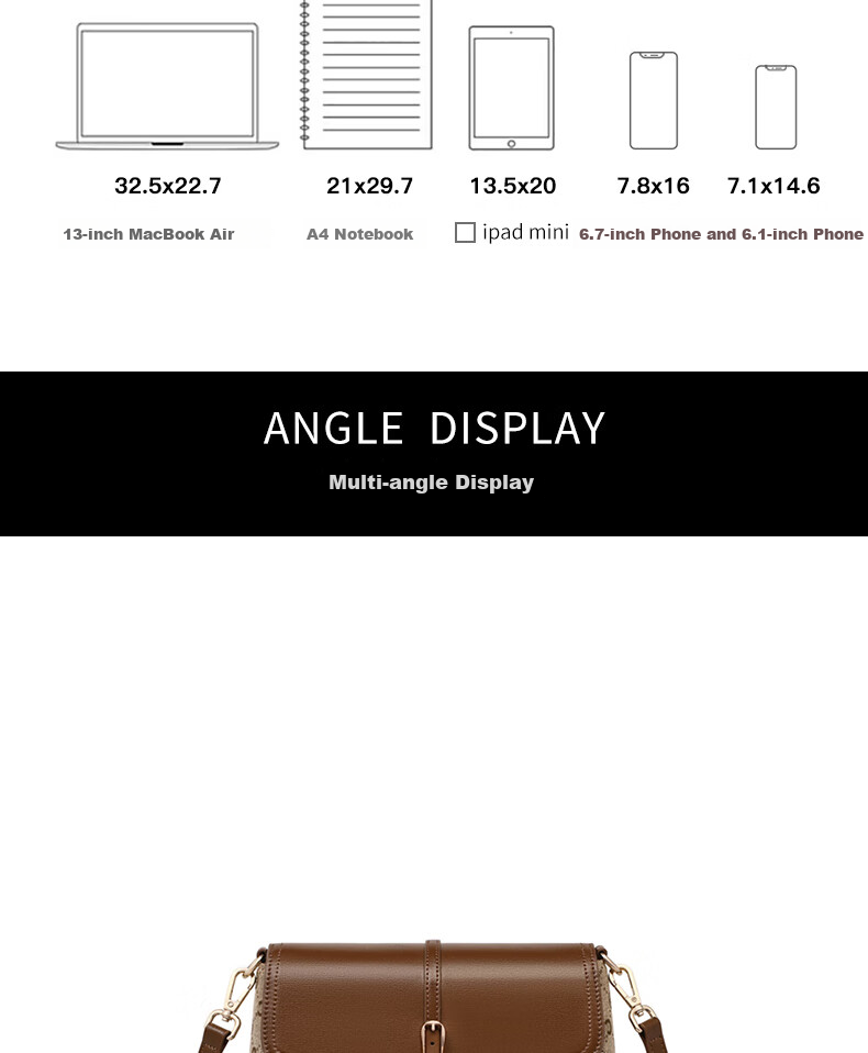 C.BANNER Women's Handbag, Crossbody Bag, Shoulder Bag, Monogram Phone Pouch, Practical Commuter Bag, Brand Birthday Gift for Girlfriend on May 20 9