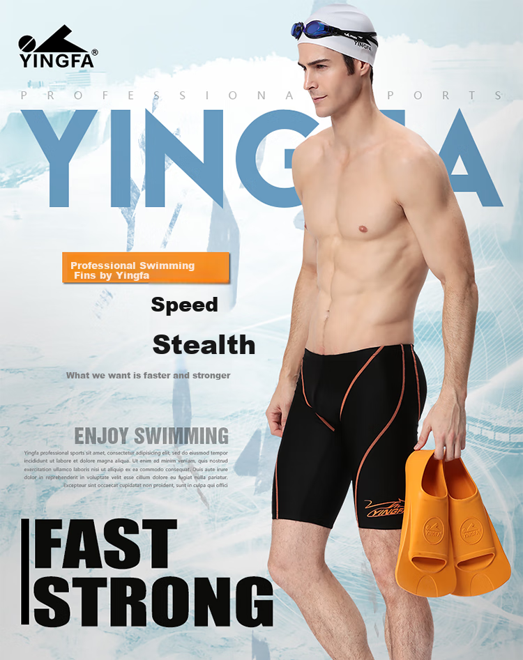 YINGFA Swimming Fins for Children And Adults, Comfortable, Durable, Professional, for Swimming, Snorkeling, Speed Training, Kick Aid, Soft Rubber Flippers 1