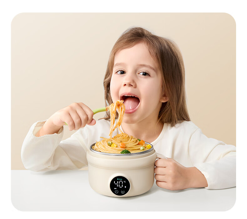 Babycare Baby West Highland Intelligent Temperature-Controlled Bowl Insulated Bowl Baby Feeding Electronic Child Anti-Drop Anti-Scald Lunch Box 25