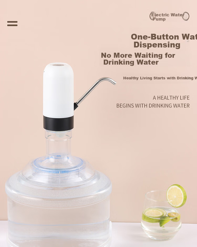 BJ Water Pump, Bottled Water Electric Pump, Water Dispenser, Water Extractor, Drinking Water Machine, Water Pressurizer, Water Extractor 1