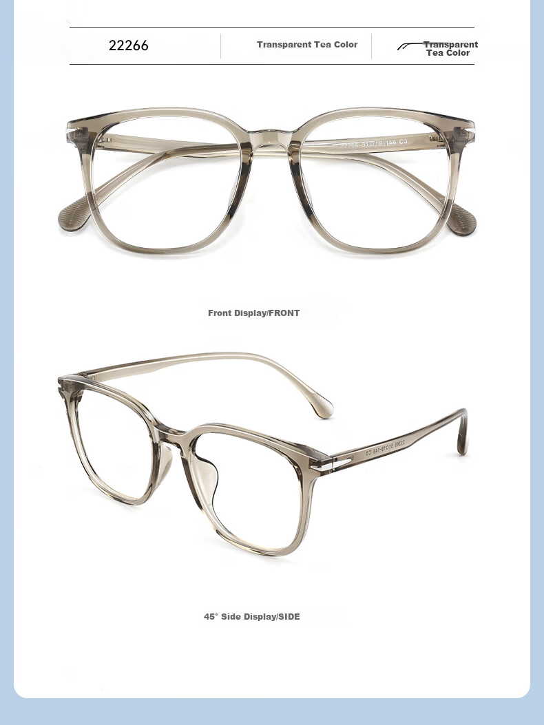 Ouna Blue Light Blocking Glasses, Non-Prescription Anti-Radiation Glasses for Men And Women, Phone And Computer Eye Protection Glasses (Jingcang) 7