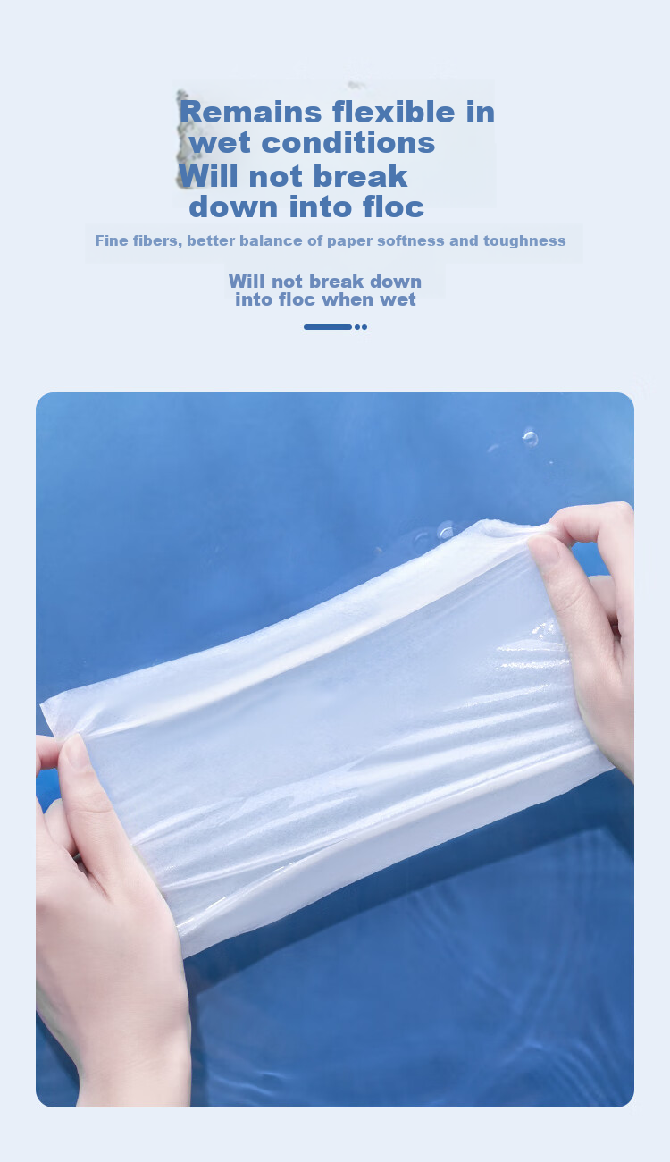 JD Jingzao Luxury Soft Cream Facial Tissue 4-Ply 30 Sheets * 8 Packs Moisturizing Soft Skin-Friendly Children's Cloud Soft Towels Portable 5