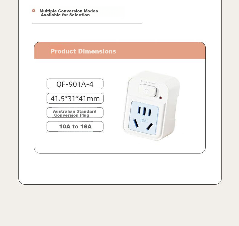 Kyfen One-To High-Power Electrical Socket Converter, 10A to 16A, 10A to 10A Conversion Socket with Switch, Suitable for Air Conditioners And Water Heaters, Free Shipping from JD.com 9