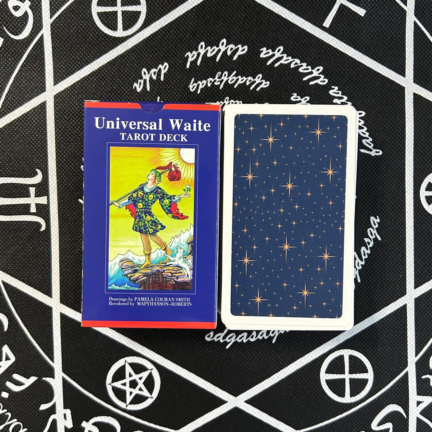 Mighty Dragon Tarot Cards Official Rider-Waite PVC Tarot Deck Gold Foil Waterproof Set 3