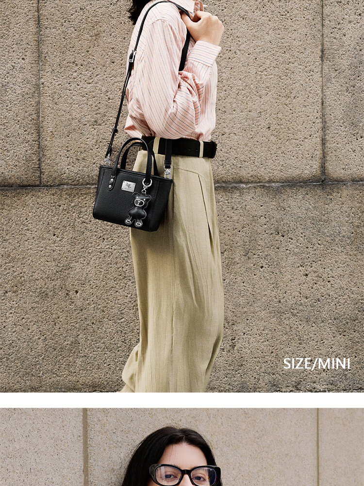NUCELLE Pegasus Mini Tote Bag, New Light Luxury Niche Basket Handbag, Commuter Shoulder Crossbody Women's Bag Gift 19