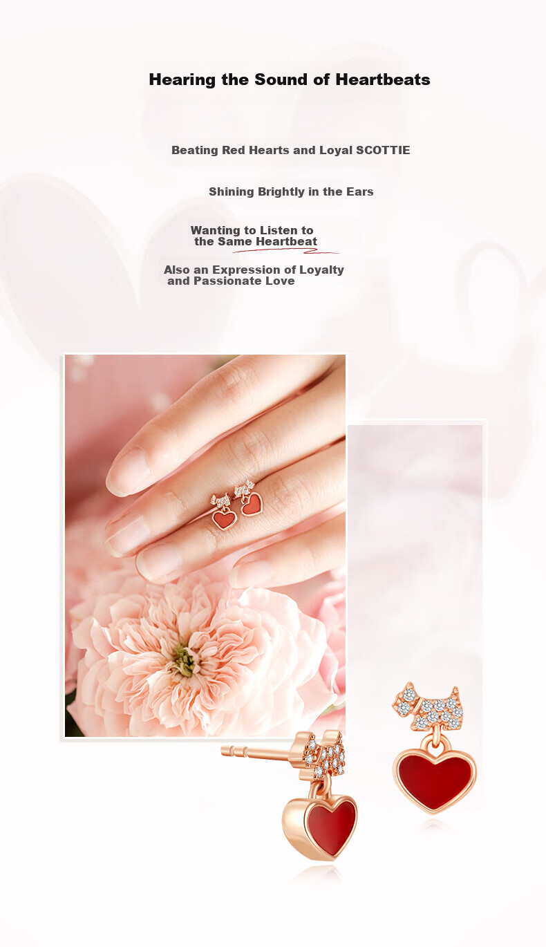 AGATHA / Aijiasha Twin Series Dog Silver Stud Earrings for Women, Birthday Gift for Girlfriend, Elegant Earrings Jewelry 2