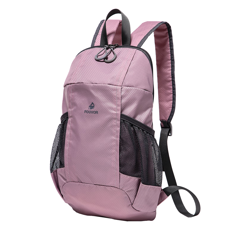 FOUVOR Fox Waterproof Women's Backpack Outdoor Casual Lightweight Sports Hiking Bag Pink